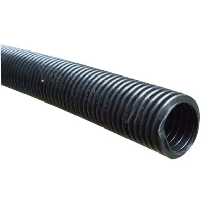 Staubsaugerschlauch 32 mm, 20 m Rolle, schwarz für Com Staubsauger