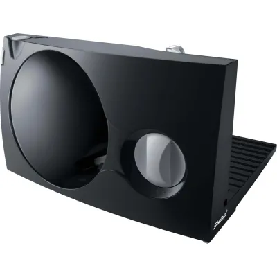 Steba Allesschneider AS 100 | klappbare Schneidemaschine | Edelstahlmesser 170 mm | 100 Watt | schwarz