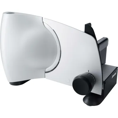 Steba Allesschneider AS 200 | Brotschneidemaschine elektrisch | Edelstahlmesser Ø170mm | 110W | Schnittstärke 0-15mm