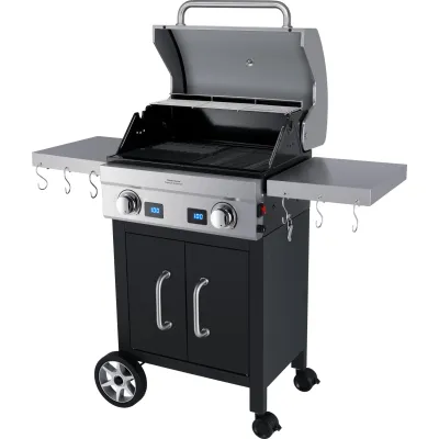 Steba Barbecue-Elektrogrill VG 7000 Devil’s Choice | 2.800 Watt | Edelstahl/Schwarz | 54x32 cm Grillfläche