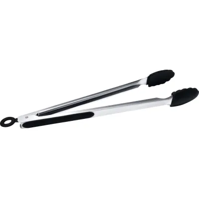 Steba Grillzange 991300 | Edelstahl & Silikonkopf | hitzebeständig bis 230°C | spülmaschinengeeignet | 23 cm