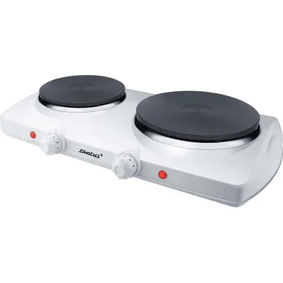 Steba Doppelkochplatte KF 150 | Elektrokochplatte 2300W | 2 Kochzonen | Temperaturregelung