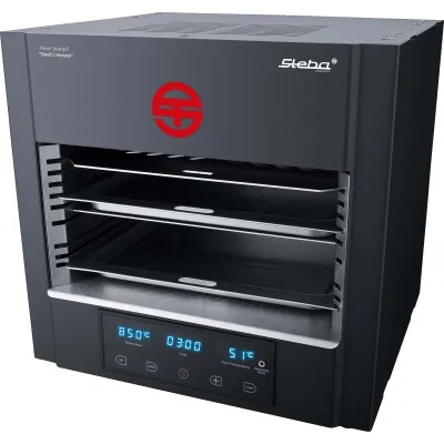 Steba Power Steakgrill PS E2600 XL Devil's Heaven | 400–850°C Oberhitze | Kerntemperatur-Sonde | 2600W | Edelstahl