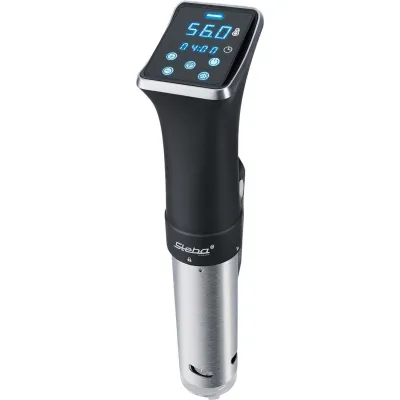 Steba Sous-Vide Garer Stick SV 80 WIFI | 800W | Einhängethermostat | Timerfunktion | 12 l/min | Edelstahl/Anthrazit