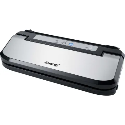 Steba Vakuumierer VK 7 | Edelstahl/Schwarz | 8 l/min | Folienbreite 30 cm | Folienschneider | Schlauchanschluss