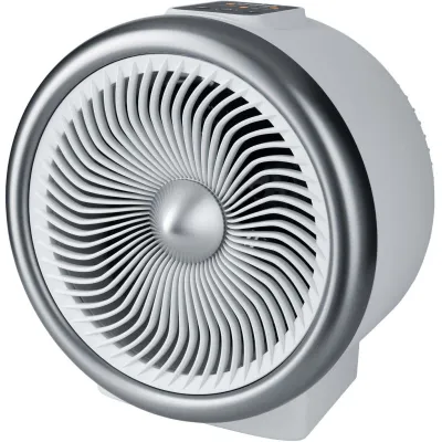 Steba Ventilator-Heizlüfter VTH 2 HOT & COLD | 2000W | 2 Stufen | Thermostat | Überhitzungsschutz | Weiß/Silber