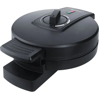 Steba Waffeleisen WE 3 XL | 5 Herzwaffeln | 18,5 cm Backfläche | Antihaft | Temperaturregler | 900W | schwarz