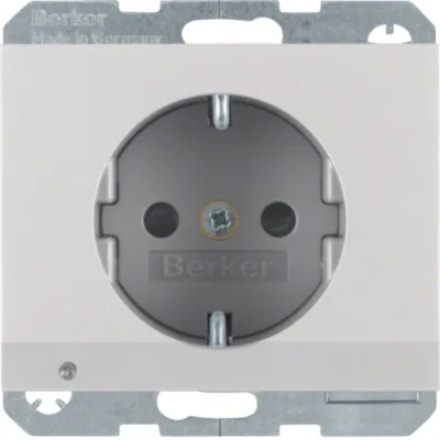 Steckdose 1f alu mt K.5 UP m.KS IP20 OrBel