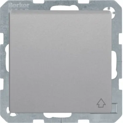 Steckdose 1f alu samt UP Klappd IP20 ZP