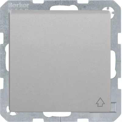 Steckdose 1f alu samt UP Klappd IP20 ZP