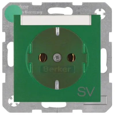 Steckdose 1f gn mt S.1/B.3/B.7 UP IP20 BSF