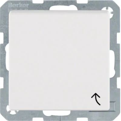Berker Steckdose SCHUKO S.1 47521909 | Unterputz IP44 | Klappdeckel | 16A 250V | polarweiß matt | Duroplast