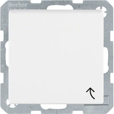 Berker Steckdose SCHUKO S.1 47521909 | Unterputz IP44 | Klappdeckel | 16A 250V | polarweiß matt | Duroplast