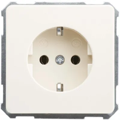 Elso Steckdose Unterputz 215000 | SCHUKO 16A 250V | Schraubklemme | IP20 | Kunststoff Duroplast | perlweiß