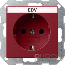 Steckdose 1f rt mt System 55 UP IP20 Textf