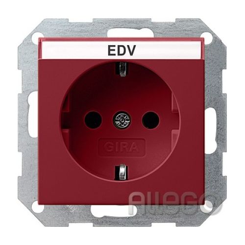 Bild: Steckdose 1f rt mt System 55 UP IP20 Textf