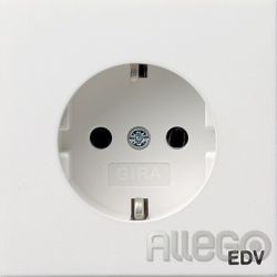 Steckdose 1f rws glz Fläche UP IP20 ZP