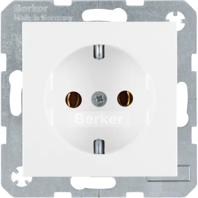 Berker Schuko-Steckdose Unterputz 16A 250V polarweiß matt | S.1 | B.3 | B.7 | Kunststoff | IP20