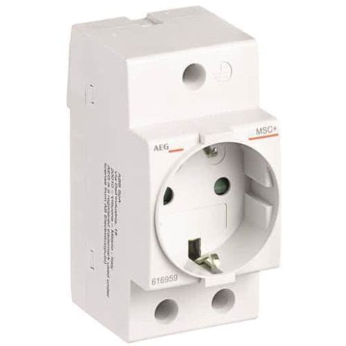 Bild: Steckdose REG 250V/AC 16A Schutzkontakt 2,5TE