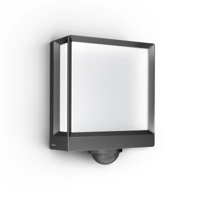STEINEL LED Außenwandleuchte L 40 SC 085247 | Sensor | 12,9W 1057lm 3000K | Aluminium | Bluetooth | IP54 | Anthrazit