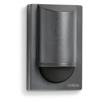 STEINEL Bewegungsmelder IS 2180-2 | Infrarot | 180° Erfassung | 12m Reichweite | IP54 | 230V | anthrazit