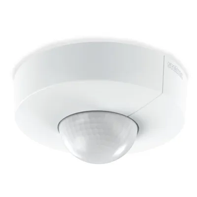 STEINEL Bewegungsmelder IS 3360-R COM1 033446 | Präsenzmelder 360° Aufputz | Reichweite 20 m | IP54 | PIR Sensor | weiß