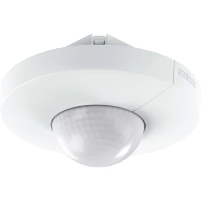 STEINEL Bewegungsmelder IS 3360-R COM1 033453 | 360° Unterputz | Präsenzmelder | 20m Reichweite | 2000W | IP20 | weiß