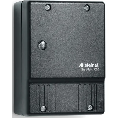 Steinel Dämmerungsschalter NightMatic 3000 Vario 550516 | Lichtsensor | Nachtsparmodus | 1000W | IP54 | Aufputz
