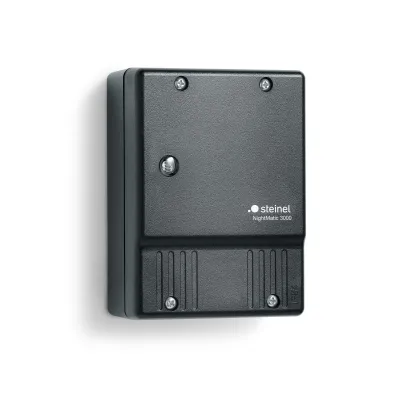 Steinel Dämmerungsschalter NightMatic 3000 Vario 550516 | Lichtsensor | Nachtsparmodus | 1000W | IP54 | Aufputz