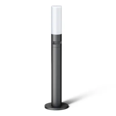 STEINEL Pollerleuchte GL 65 S | LED Außenleuchte mit Bewegungsmelder | 575 lm | 8,7W | IP44 | 3000K | anthrazit