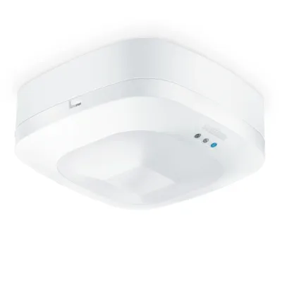 Steinel Präsenzmelder HF 360 COM1 AP 751302 | Hochfrequenz Sensor | Aufputz | 360° Erfassung | IP20 | Weiß