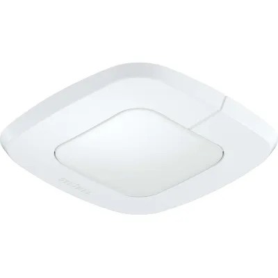 Steinel Präsenzmelder IR Quattro SLIM XS COM1 | 360° PIR Sensor | 4x4m Erfassungsbereich | fernbedienbar | IP20 | weiß
