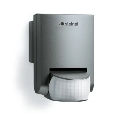 Steinel Bewegungsmelder IS 130-2 035761 | Infrarot PIR Sensor außen/innen | 130° | 12m Reichweite | IP54 | anthrazit
