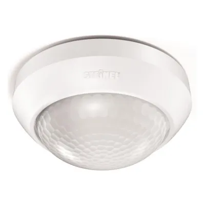 STEINEL Bewegungsmelder IS 360-3 WS 006532 | Infrarot Decke | 360° Erfassung | 24 m Reichweite | IP54 | 230V | weiß