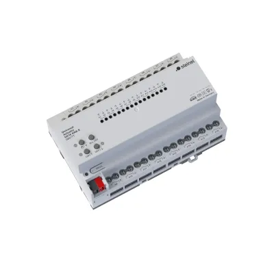 STEINEL Universalaktor KNX REG UA16 KNX-S 089177 | 16/8-fach Schaltaktor | 8TE Hutschiene | IP20 | 21-32V