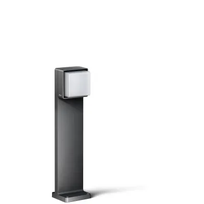 STEINEL LED-Pollerleuchte GL 85 C 600 078652 | Wegeleuchte Außenlampe | 9W 719lm 3000K | 60cm | IP44 | Anthrazit