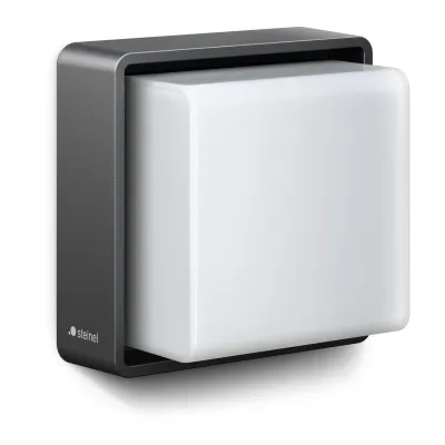 STEINEL LED Außenleuchte L 845 SC | Wandleuchte mit Bewegungsmelder | 655lm 9W 3000K | Bluetooth App | IP44