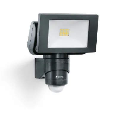 Steinel LED-Strahler LS 150 S 052546 | Sensor-Außenstrahler mit Bewegungsmelder | 1760lm 4000K IP44 | schwarz