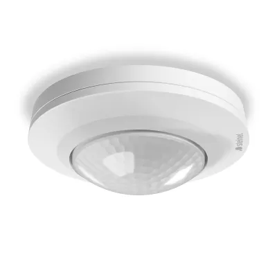 STEINEL Bewegungsmelder MD IR 4360-8 COM1 086893 | 360° Unterputz PIR Sensor | 8 m Reichweite | 2000 W | Decke | weiß