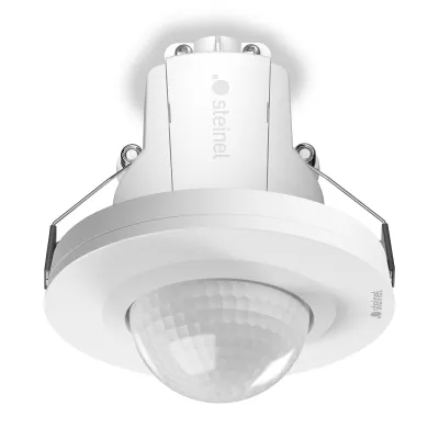 STEINEL Präsenzmelder PD IR 4360-24 COM1 085063 | 360° Bewegungsmelder | Deckeneinbau | 24 m Reichweite | IP20 | weiß