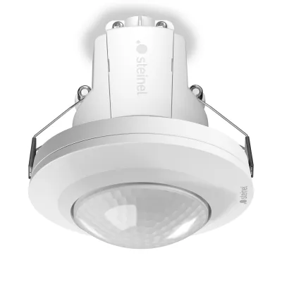 Steinel Präsenzmelder PD IR 4360-8 COM1 DE 085100 | 360° IR-Bewegungsmelder Deckeneinbau | IP20 | 8 m Reichweite | Weiß