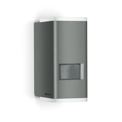STEINEL Sensor-Außenleuchte L 930 S 067199 | LED Up/Down Wandleuchte | 9,3W 457lm 3000K | Bewegungsmelder | anthrazit