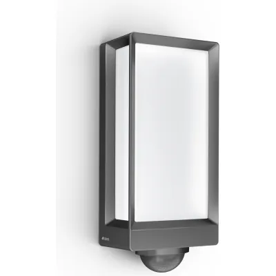 STEINEL LED Außenleuchte L 42 SC 085261 | Sensorleuchte 13W 1010lm | Bewegungsmelder | Bluetooth | IP54 | anthrazit