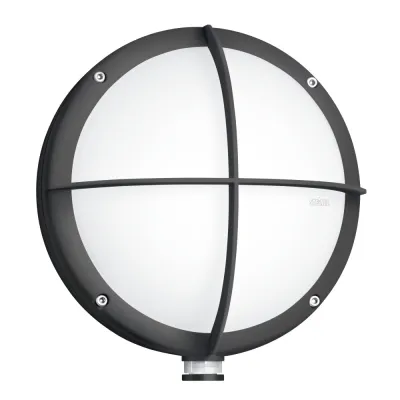 STEINEL Sensor-Außenleuchte L 331 LED ANT 053093 | LED 9W 753lm 3000K | Bewegungsmelder 360° | IP44 IK10 | anthrazit