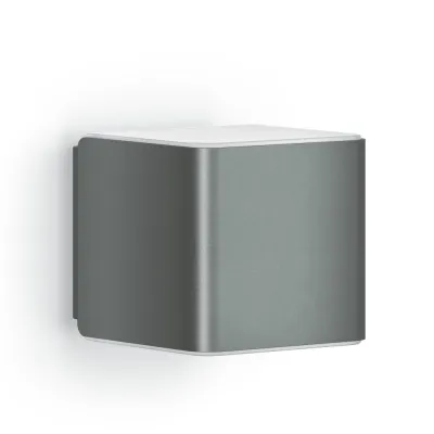 STEINEL Sensor-Außenleuchte L 840 LED iHF 055530 | Bewegungsmelder | App-Steuerung | 9,5W 3000K 360lm | anthrazit