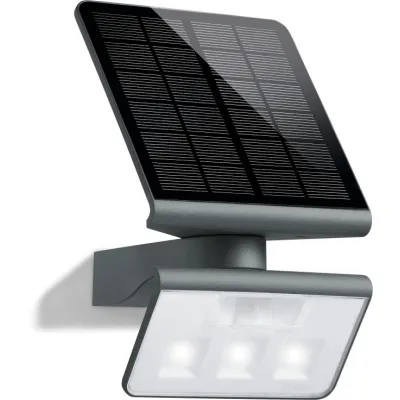 STEINEL LED Solar-Außenleuchte XSolar L-S 085698 | Bewegungsmelder | 1,2W 150lm 3000K | PIR Sensor | anthrazit