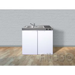 Stengel Miniküche Kitchenline weiß MK100 Spüle: links