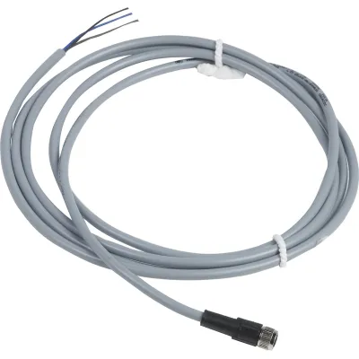Telemecanique Sensors Sensor-Aktor-Kabel XZCPV0941L2 | M8 Buchse gerade | 4-polig | 2m | PVC schwarz | Verbindungskabel