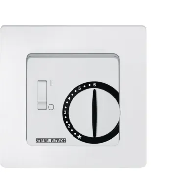 Stiebel Eltron Raumtemperaturregler RTA-S UP 223344 | Thermostat 230V 10A | Unterputz | Bimetall | IP30 | weiß