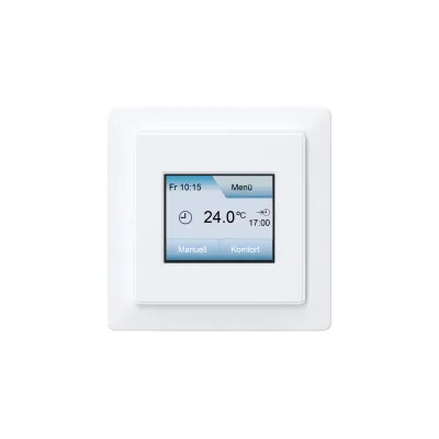 STIEBEL ELTRON Fußbodentemperaturregler RTF-TC 236724 | Raumthermostat 230V | Unterputz | 16A | Touch | IP21 | Weiß